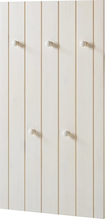 Anita-Wandpaneel - 5-Haken - Wit