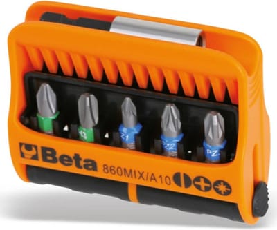 Beta Tools 10-delige Bitset 860MIX/A10 met magnetische bithouder