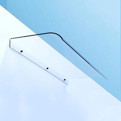 Polycarbonaat Luifel - Regenkap Deur - Buiten Beschermen - UV-bestendig - 40x210cm - Transparant