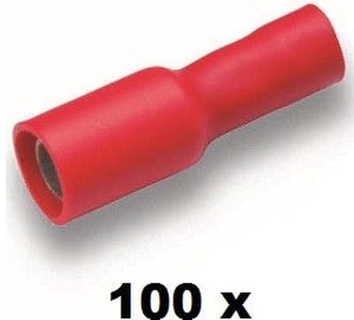 Cimco rondstekerhuls geisoleerd 0,5-1mm2 zak 100