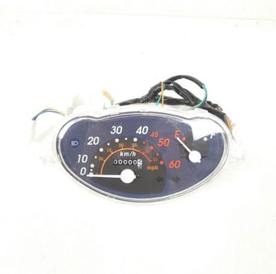 Compteur pour Deux Roues Chinois 50 60Mph / bleu Neuf