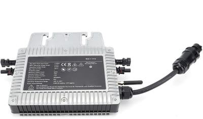 Zonne-omvormer - Solar Inverter Netomvormer - Energie Opwekken - WiFi Connectiviteit - 800W - Aluminium