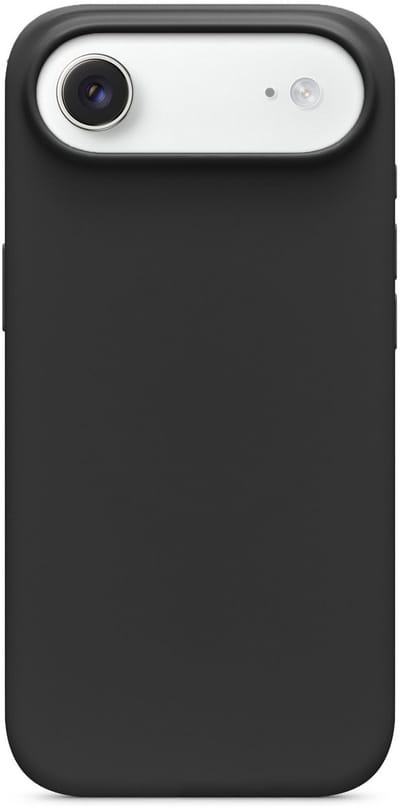 Solidenz Zwart Siliconen Case geschikt voor iPhone Air hoesje compatibel met MagSafe - Midnight Black