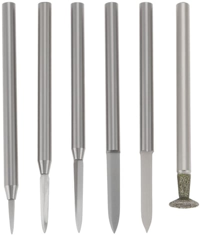 Dailygoods - 6-Delige Houtsnijwerk Boorbits Set voor Roterend Gereedschap