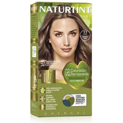 Naturtint 7.7 Lichtbruin | Permanente haarkleur | 100% grijsdekking | Natuurlijke en langdurige kleur