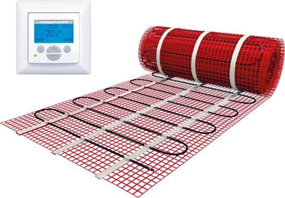 e-Heat Mat - Set 1 m² / 150 Watt, Elektrische Vloerverwarming
