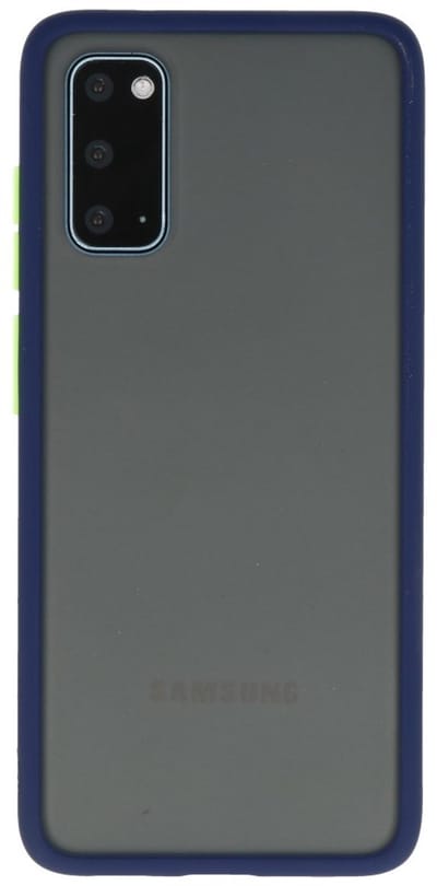 Samsung Galaxy S20 Hoesje Hard Case Backcover Telefoonhoesje Blauw