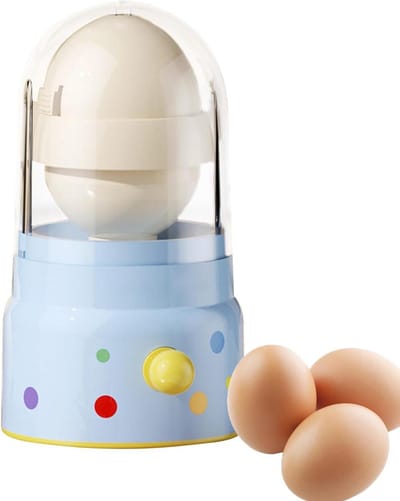 Eigeel Mixer - Gouden Eimaker - Mengen Koken - Handmatige Trek - 15.5 x 8 cm - Blauw