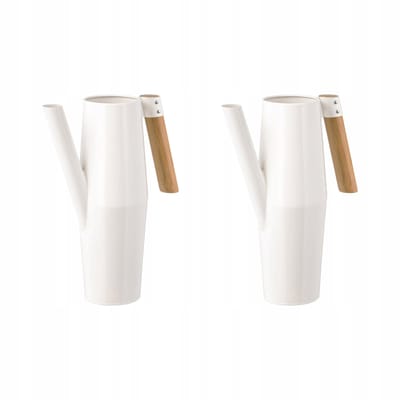 2x Merkloze Witte Gieter 2L - Stijlvol en Functioneel