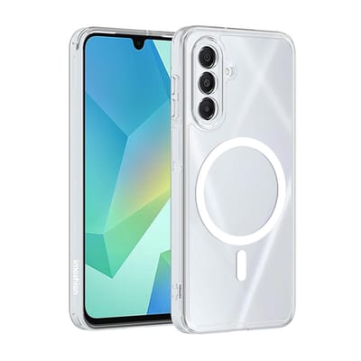 imoshion Hoesje - Geschikt voor Samsung Galaxy A16 (4G) / A16 (5G) - Protective Backcover met Magnetische Ring - Transparant
