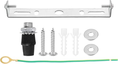 Hangplaat Plafondlamp - Bevestiging Ondersteuning - Kroonluchter Ophangen - Gegalvaniseerd IJzer - 120 x 20 x 16 mm - Zilver