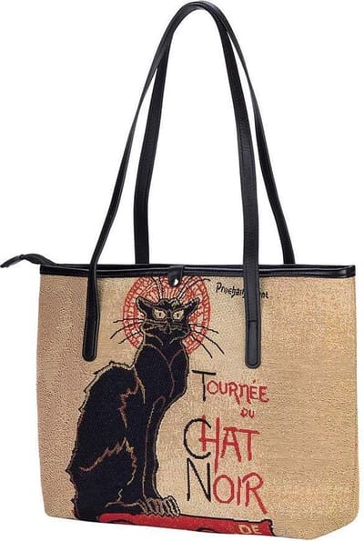 Signare - College tas - Gobelin - Kunst - Schoudertas - Tournée du Chat noir - T.A. Steinlen