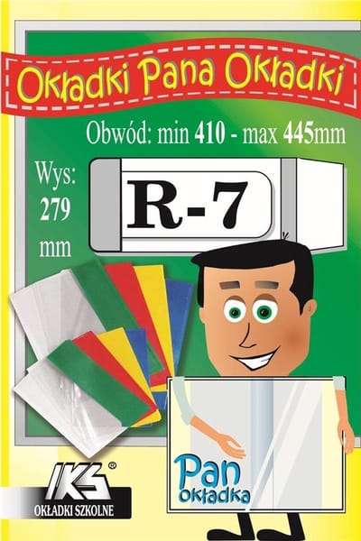 Verstelbare boekhoezen R7 (25 stuks) IKS - Okładka książkowa regulowana R7 (25szt) IKS