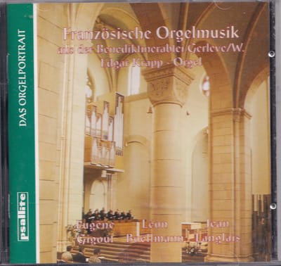 Franzsische Orgelmusik:  Toccata