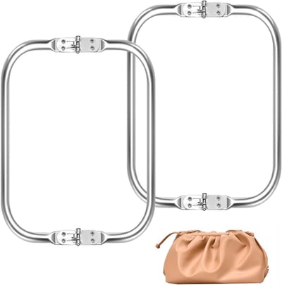 2 Stuks Aluminium Tubulaire Scharnier voor DIY Dokters Tas - 25 cm Frame voor Handgemaakte Tassen, Accessoires en Gereedschap
