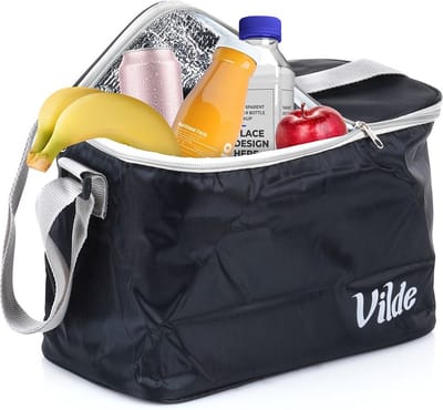 Koeltas Zwart 10 l - Lunchtas - Koeltasje - Geïsoleerde - Koelbox
