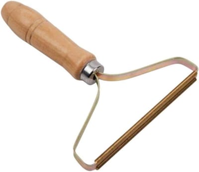 Kleding Lint Remover - Stof Borstel - Stoffen Opfrissen - Handmatig Gebruik - 14x18cm - Houtkleurig