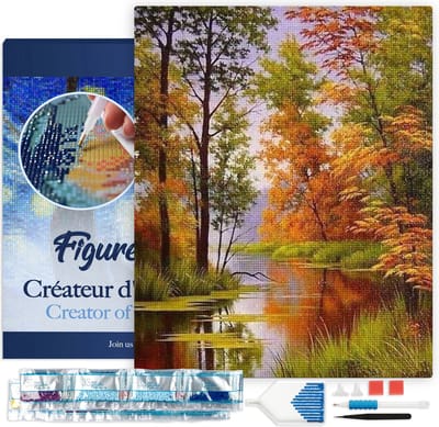 Figured'Art Diamond Painting set - Volwassenen 40x50 cm met lijst