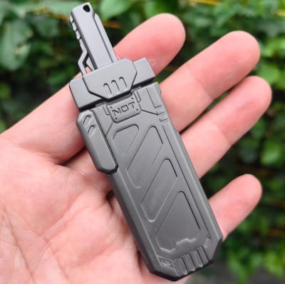 Dailygoods - Edc Fidget Sliders - Stress Relief Speelgoed - Zwaard Stijl - Grijs