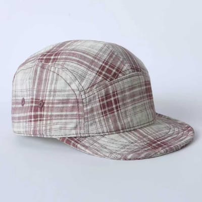- Gepersonaliseerde baseballpet met volledig patroon, geblokt, met gekleurde klep, voor fietsen en buitenfotografie One Size gray