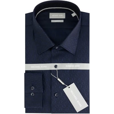 Slim fit overhemd Michael Kors MK Jaquard