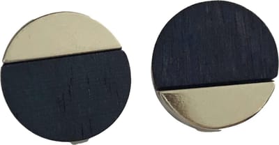 Petra's Sieradenwereld - Clipoorbel blauw met zilver (107)