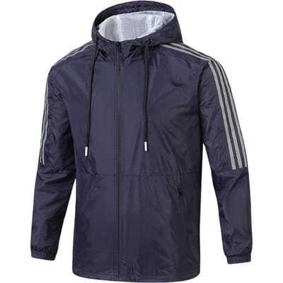 Grote Maat Jas Heren Windjack Herfst Casual Jas Heren Jong en Middelbare Leeftijd Studenten Ademend Sportjack Tops voor Mannen 5XL blue