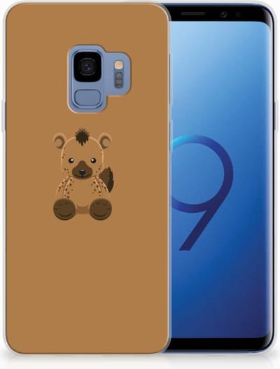Samsung Galaxy S9 Telefoonhoesje met Naam Baby Hyena