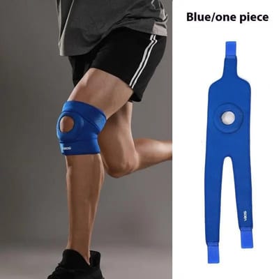 1 Stuk Verstelbare Kniebrace Met Patella Beschermer Ademend Sport Kniebeschermer Voor Meniscus Bandament Gewrichtspijn Verlichting