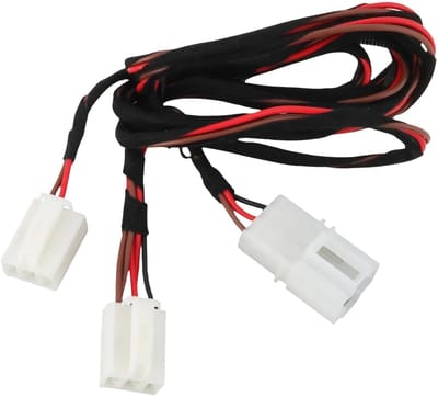 Dailygoods - 3-pins 12V Sigarettenaansteker Aansluitkabel voor Auto