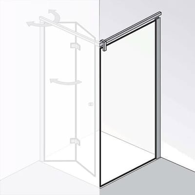HSK Atelier Plan side panel for hinged folding door 75 cm 17988075-41-50