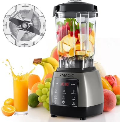 Seth Select Blender 2000W – 2L Smoothie Blender met Timer – IJskracht Mixer & Juicer – BPA-vrij – Professionele Keukenmachine