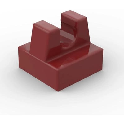 10 stuks 15712 2555 1x1 Bovenkant met Klemblok Moc Kleur Accessoires Werkt Met Baksteen DOE-HET-ZELF Speelgoed voor Kinderen Montageset Cadeaubox 10pcs donkerrode kleur