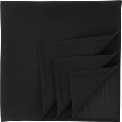 Atlantis Headwear Bandana Goal-S AT371 - Black - 50 x 50 cm