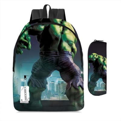 3-delige Schoolrugzakset voor Studenten Grote Capaciteit Oxford Stof Schooltas met Schouderband en Etui School bag + pencil case