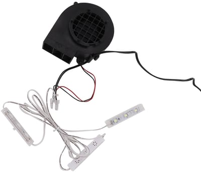 Dailygoody - Luchtblazer - Opblaasbare decoraties - Snel opblazen - EU-stekker 220-240V - Met LED-lampen - Geschikt voor buitengebruik - 2,8 m voeding