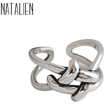 Creatieve Stijl Boho Strik Ringen Voor Vrouwen Mannen Verstelbare Ring Mode Bedel Sieraden Groothandel gray