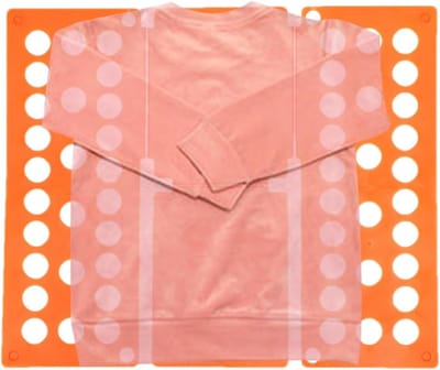 Kleding Vouwplank - Opvouwbord Kleding - Kleding Sorteren - Versterkt ABS Ontwerp - 40x48 cm - Oranje