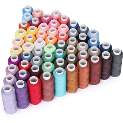 60 Stuks DIY Naaigaren Set Kleine Rol Kleding Naaldwerk Kleurgaren 250 Yards