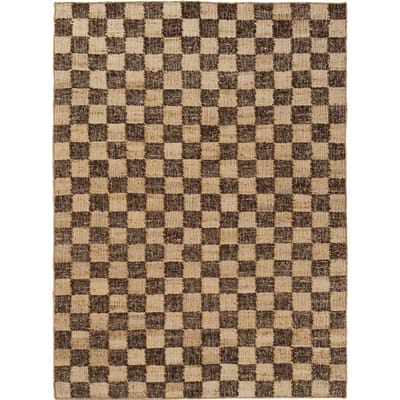 Ferm Living Wollen Jute Vloerkleed - 140x200 cm - coffee/natural