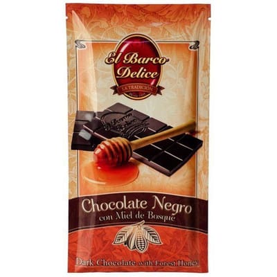 Pure chocolade met bos honing - El Barco Delice (100 gr)