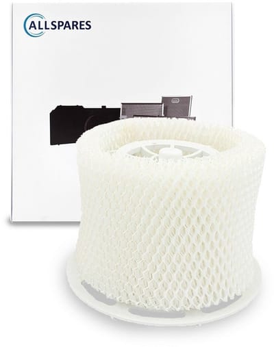 AllSpares Bevochtigingsfilter voor Luchtbevochtigers geschikt voor Philips HU4136/10 (128x168x40mm)