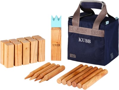 KUBB - Compacte set - volledig compleet in nette Tas