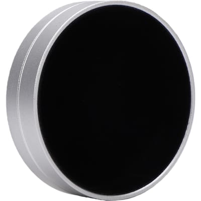 Bouchon d'objectif en métal compatible avec les appareils photo Fujifilm X10 X20 X30 Bouchon de protection d'objectif avant d'appareil photo en alliage d'aluminium Noir argenté