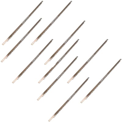 Zaagblad Set - Boogzaagbladen - Hout Zagen - Voor Nat Hout - 610mm 10 Stuks