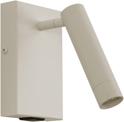 QAZQA Professional croft - Moderne Wandlamp voor binnen - 1 lichts - D 18.4 cm - Beige - Hal / Vide,Slaapkamer