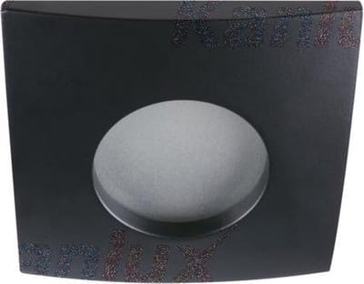 IP44 LED inbouwspot Anisa -Vierkant Zwart -WarmGlow -Dimbaar 4.9W -Philips