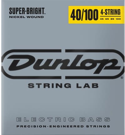 Jim Dunlop Super Bright - Basgitaarsnaren - Basgitaar - Light - 40-100 - Nickel Plated Steel