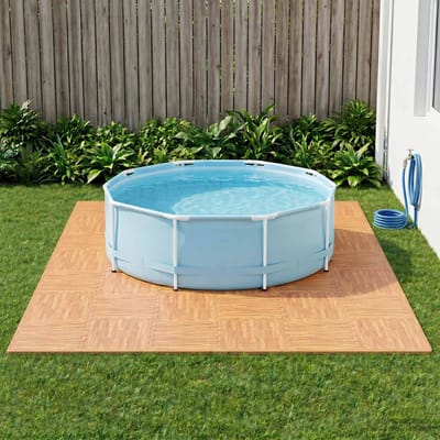 vidaXL - Zwemgrondmat - 40 - st - Hout - 14,4 - m² - EVA - Schuim