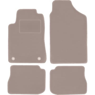 Beige veloursmatten voor: Peugeot 605 sedan (1989-1999)